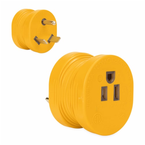 Camco RV Eletrical Adapter Perspective: top