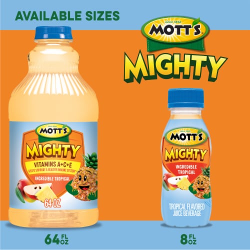 Mott's® Mighty Inncredible Tropical Juice Beverage Perspective: top