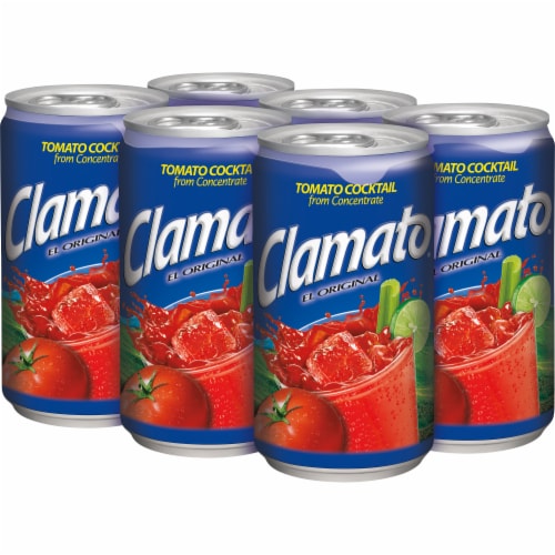 Clamato Original Tomato Cocktail Perspective: top