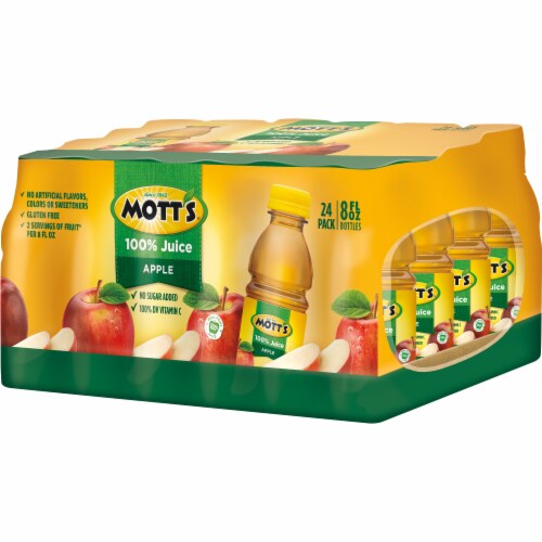 Mott's® 100% Original Apple Juice Bottles Perspective: top