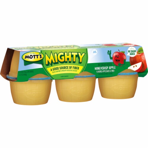 Mott's® Mighty Honeycrisp Apple Applesauce Perspective: top