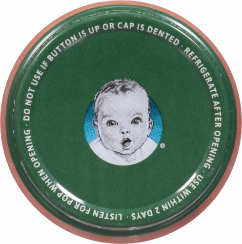 Gerber Organic Banana Apple Strawberry with Millet Quinoa & Cinnamon Stage 2 Baby Food Perspective: top