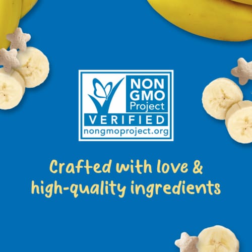 Gerber® Crawler Banana Puffs Snacks for Baby Perspective: top