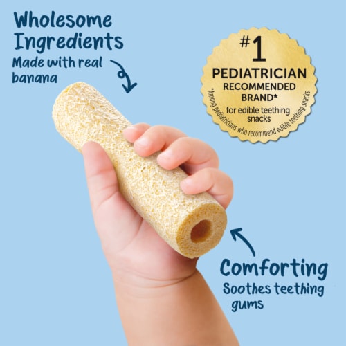 Gerber® Soothe 'n' Chew™ Banana Teething Sticks Perspective: top