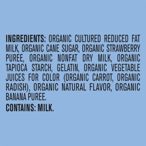 Gerber 2nd Foods Organic for Baby Yogurt Melts Banana Strawberry 1 oz Bag Perspective: top