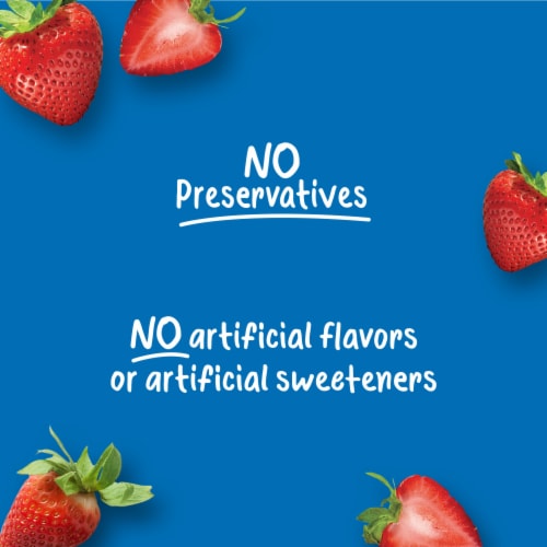 Gerber Yogurt Blends Stage 3 Baby Snacks Strawberry Perspective: top