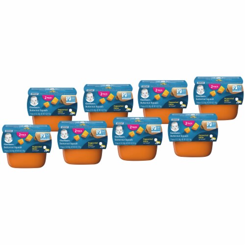 Gerber 1st Foods Butternut Squash Baby Food Perspective: top