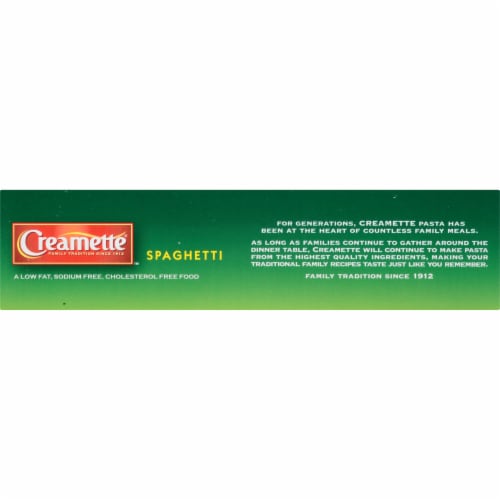 Creamette Spaghetti Perspective: top