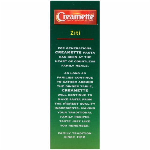 Creamette Ziti Pasta Perspective: top