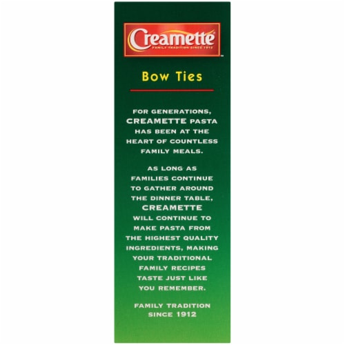 Creamette® Bow Ties Pasta Perspective: top
