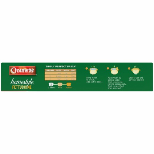 Creamette® Homestyle Fettuccine Pasta Perspective: top