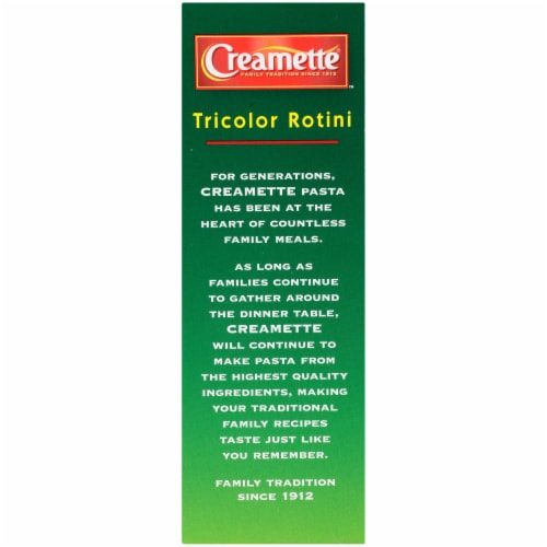 Creamette Tricolor Rotini Pasta Perspective: top