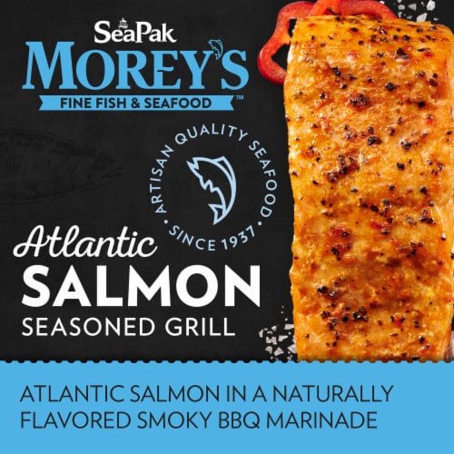 SeaPak Morey's­™ Seasoned Grill Atlantic Salmon Perspective: top