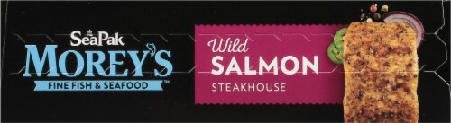 SeaPak Morey’s Steakhouse Grill Wild Salmon Fillets Perspective: top