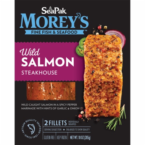 Morey's Steakhouse Wild Salmon Perspective: top