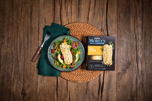 Morey's Butter and Herb Wild Cod Perspective: top