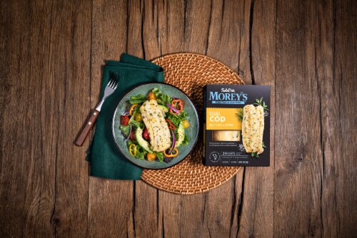Morey's Butter and Herb Wild Cod Perspective: top