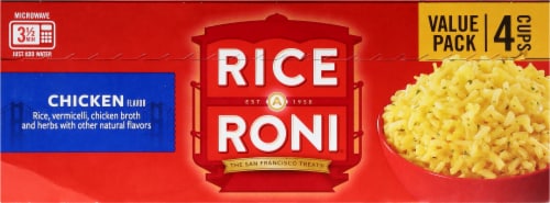 Rice-A-Roni® Chicken Flavor Rice Cups Perspective: top