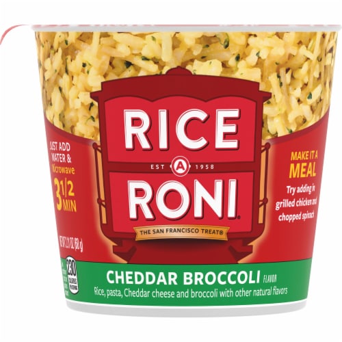 Rice-A-Roni® Cheddar Broccoli Flavor Rice Cups Perspective: top