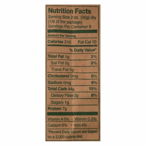 Montebello Organic Pasta - Organic - Case of 12 - 1 lb. Perspective: top