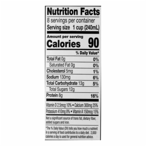 Meadow Gold Fat Free Skim Milk Perspective: top