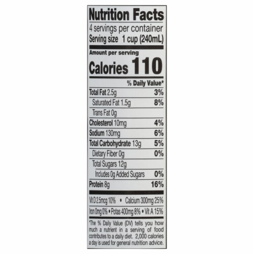 Meadow Gold 1% Lowfat Milk Perspective: top