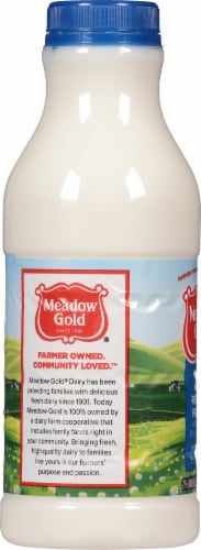 Meadow Gold 2% Reduced Fat Milk Perspective: top