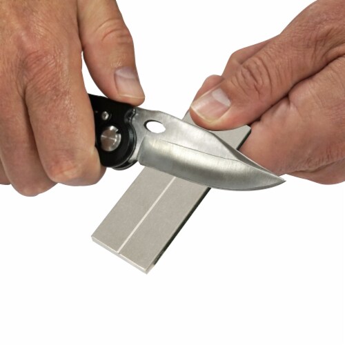 AccuSharp Diamond Pocket Stone with Pouch Perspective: top