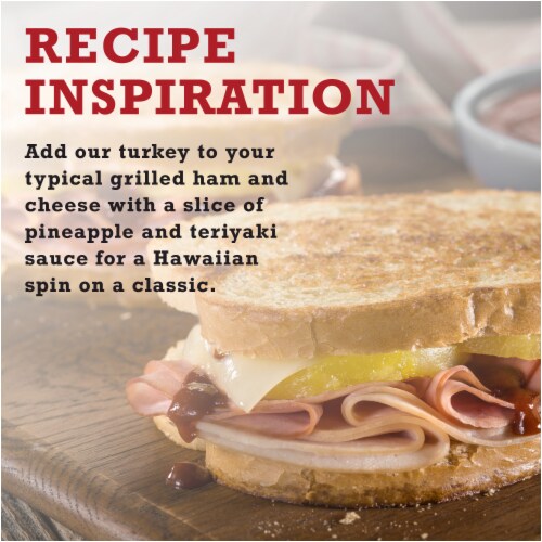 Deli Shaved Oven Roasted Turkey Breast Lunch Meat Perspective: top