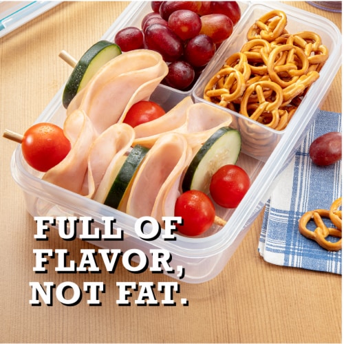 Deli Style Oven Roasted Turkey Breast Lunch Meat Perspective: top