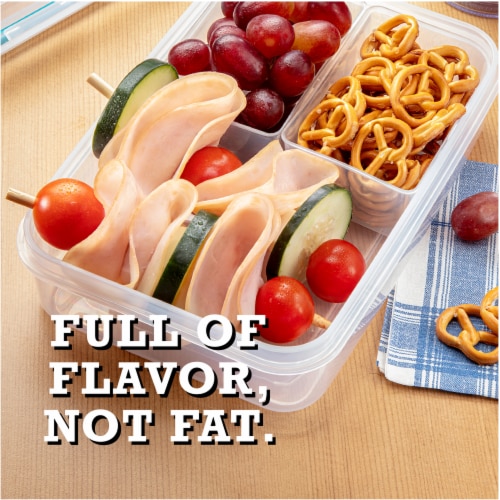 Deli Style Oven Roasted Turkey Breast Lunch Meat Perspective: top