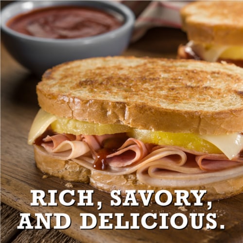 Deli Style Smoked Ham Lunch Meat Perspective: top