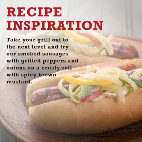 Classic High Protein Smoked Sausage Perspective: top