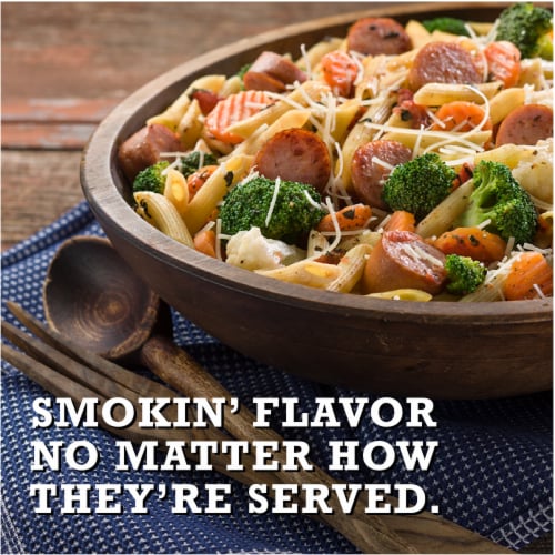 Classic High Protein Smoked Sausage Perspective: top