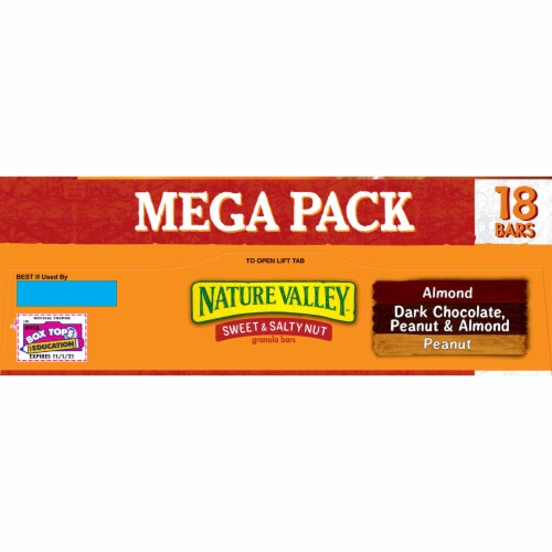 Nature Valley Sweet & Salty Nut Granola Bars Perspective: top