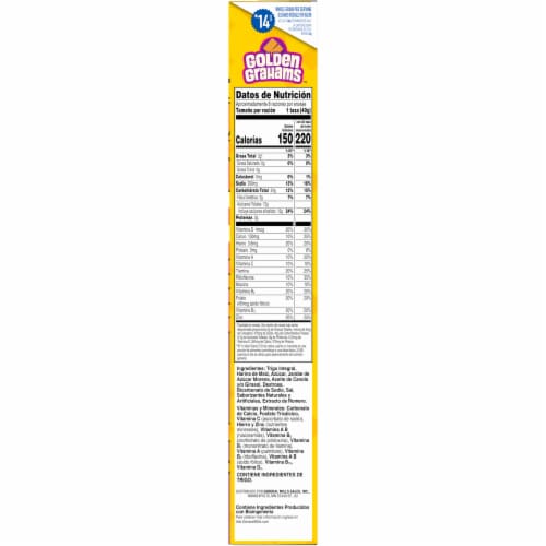 General Mills Golden Grahams Retro Recipe Cereal Perspective: top