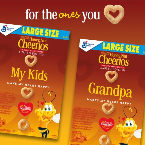 Honey Nut Cheerios Guardians of the Galaxy Special Edition Cereal Perspective: top