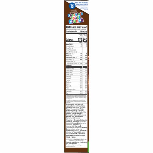 Cinnamon Toast Crunch Original Cinnamon Breakfast Cereal Perspective: top