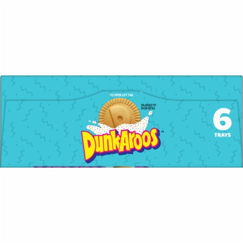 Dunkaroos Vanilla Cookies and Rainbow Chip Frosting Perspective: top