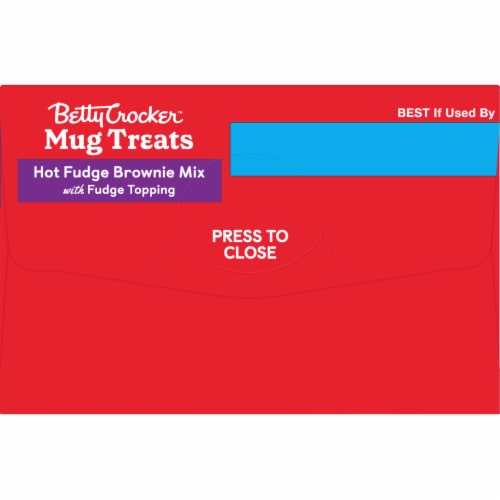 Betty Crocker™ Hot Fudge Brownie with Fudge Topping Mug Treats Perspective: top
