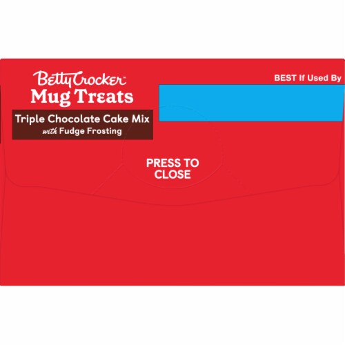 Betty Crocker Mug Treats Triple Chocolate Cake Perspective: top
