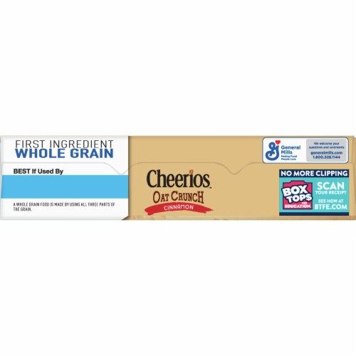 General Mills Cheerios™ Cinnamon Oat Crunch Sweetened Multigrain Cereal Perspective: top