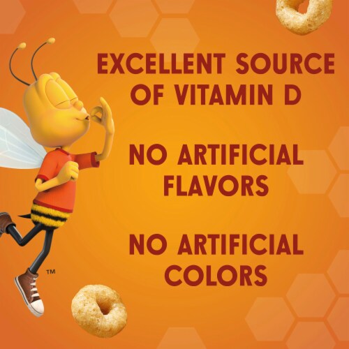 General Mills Honey Nut Cheerios Cereal Perspective: top