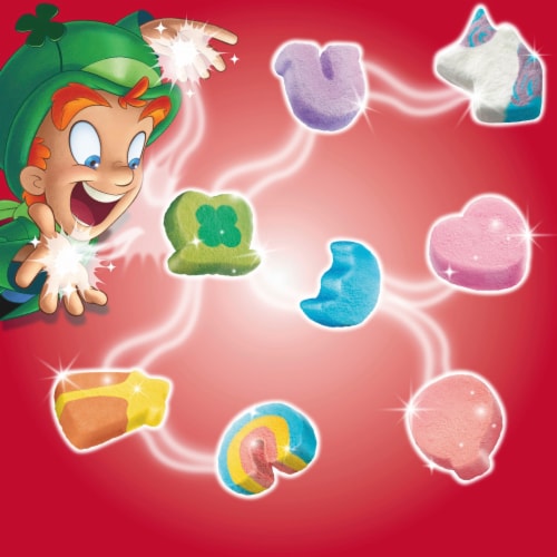 General Mills Lucky Charms with Marshmallows Cereal Cup Perspective: top