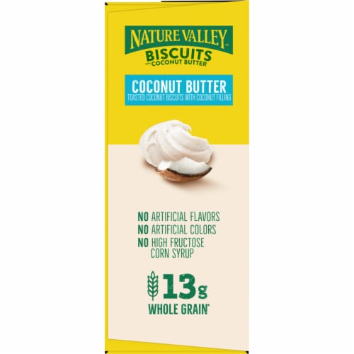 Nature Valley Coconut Butter Biscuits Perspective: top
