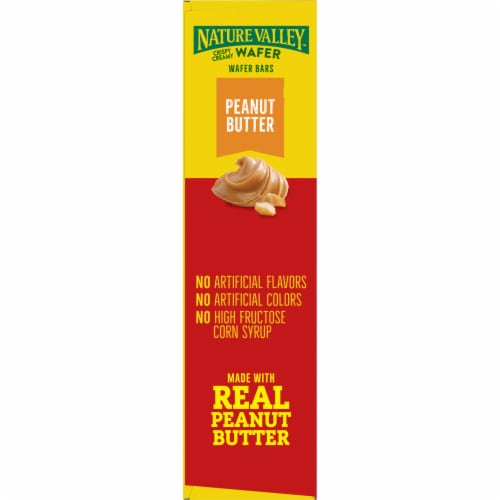 Nature Valley Wafer Peanut Butter Bars Perspective: top
