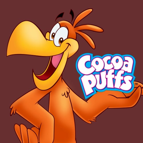 General Mills Cocoa Puffs Giant Size Cereal Perspective: top