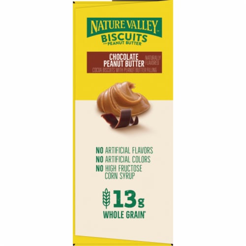 Nature Valley Biscuit Sandwiches Chocolate Peanut Butter Value Pack Perspective: top