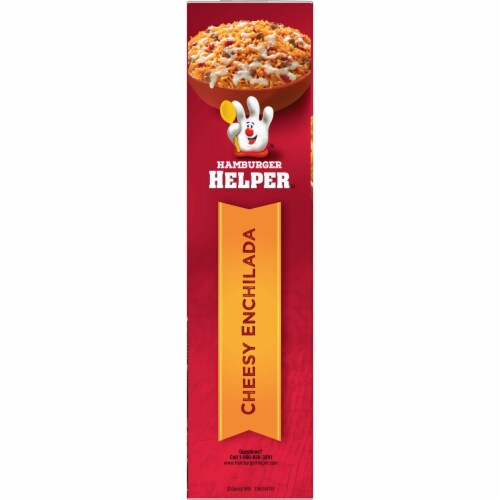 Hamburger Helper Cheesy Enchilada Perspective: top