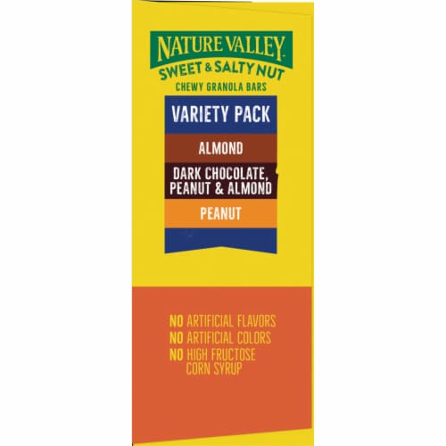 Nature Valley Granola Bars Sweet and Salty Nut Variety Pack Perspective: top
